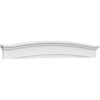 Ekena Millwork Eyebrow Architectural Grade PVC Pediment, 82"W x 10-1/2"H x 2-3/4"P PEDP082X105EYE00